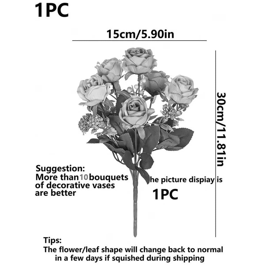 Silk-Rose Bouquet