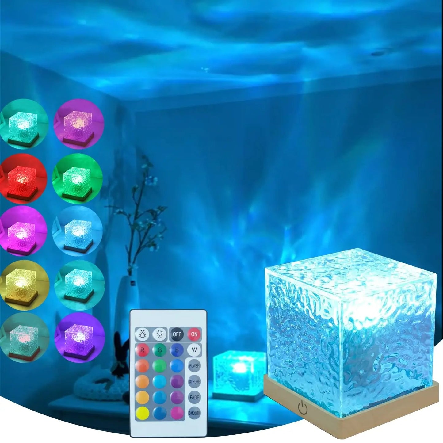 Crystal Aurora Lamp