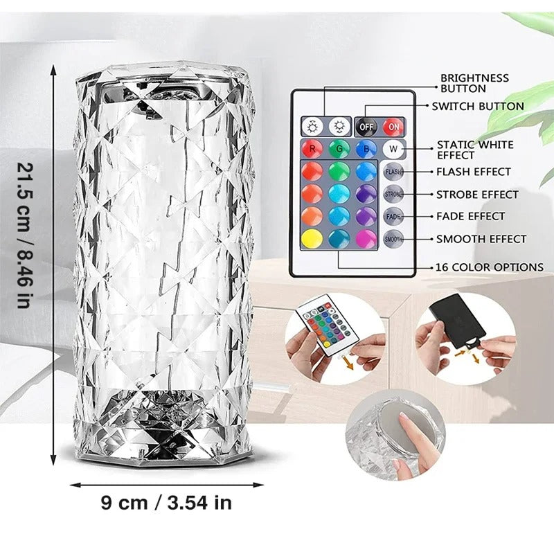 Crystal Ambience Vibrance Lamp