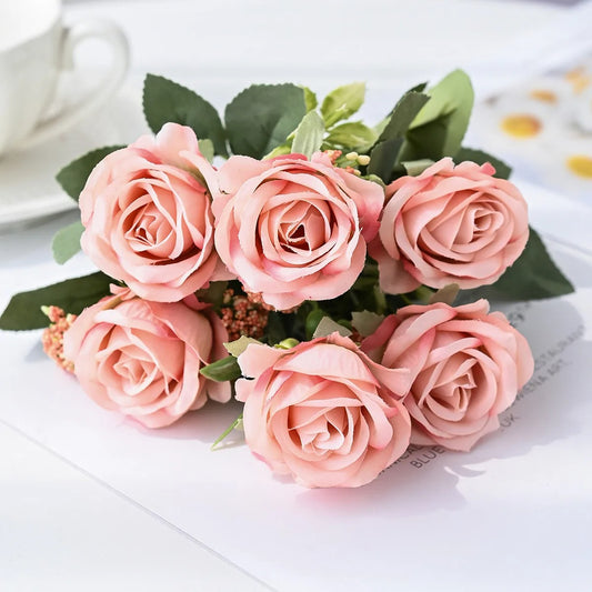 Silk-Rose Bouquet