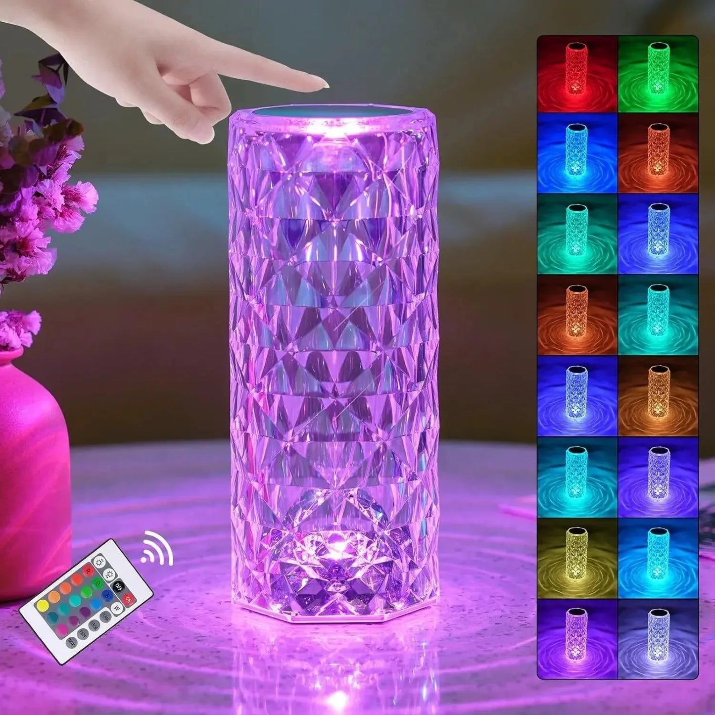 Crystal Ambience Vibrance Lamp